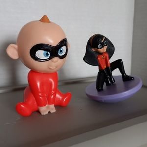pixar McDonald’s incredibles 2018 jack jack violet toys set of 2 hero